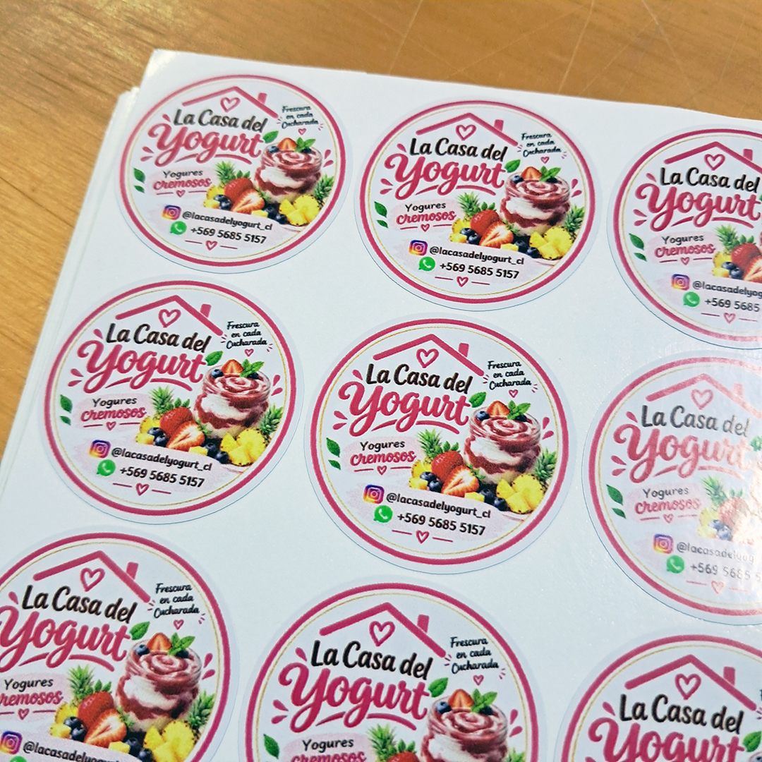 Stickers PVC blanco - Imagen 3