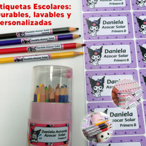 Etiquetas Escolares